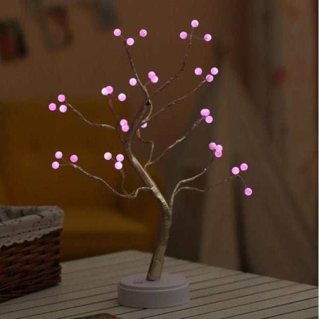 Tree Light Touch Switch Pearl Star Night Light | Luxury Home Accessories | Heulog Glow