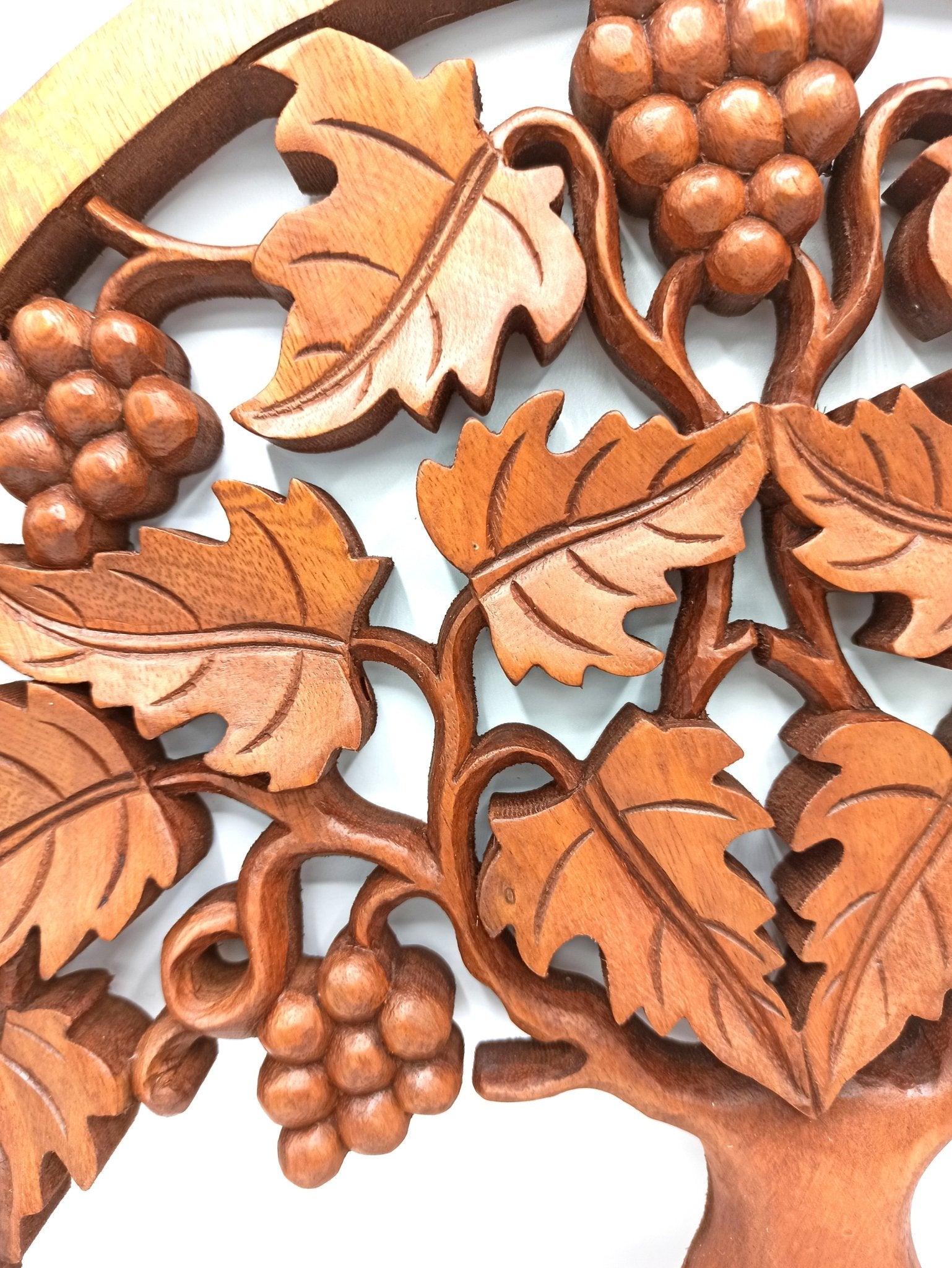 Tree of Life Grapes Panel - 40cm | Luxury Home Accessories | Heulog Glow