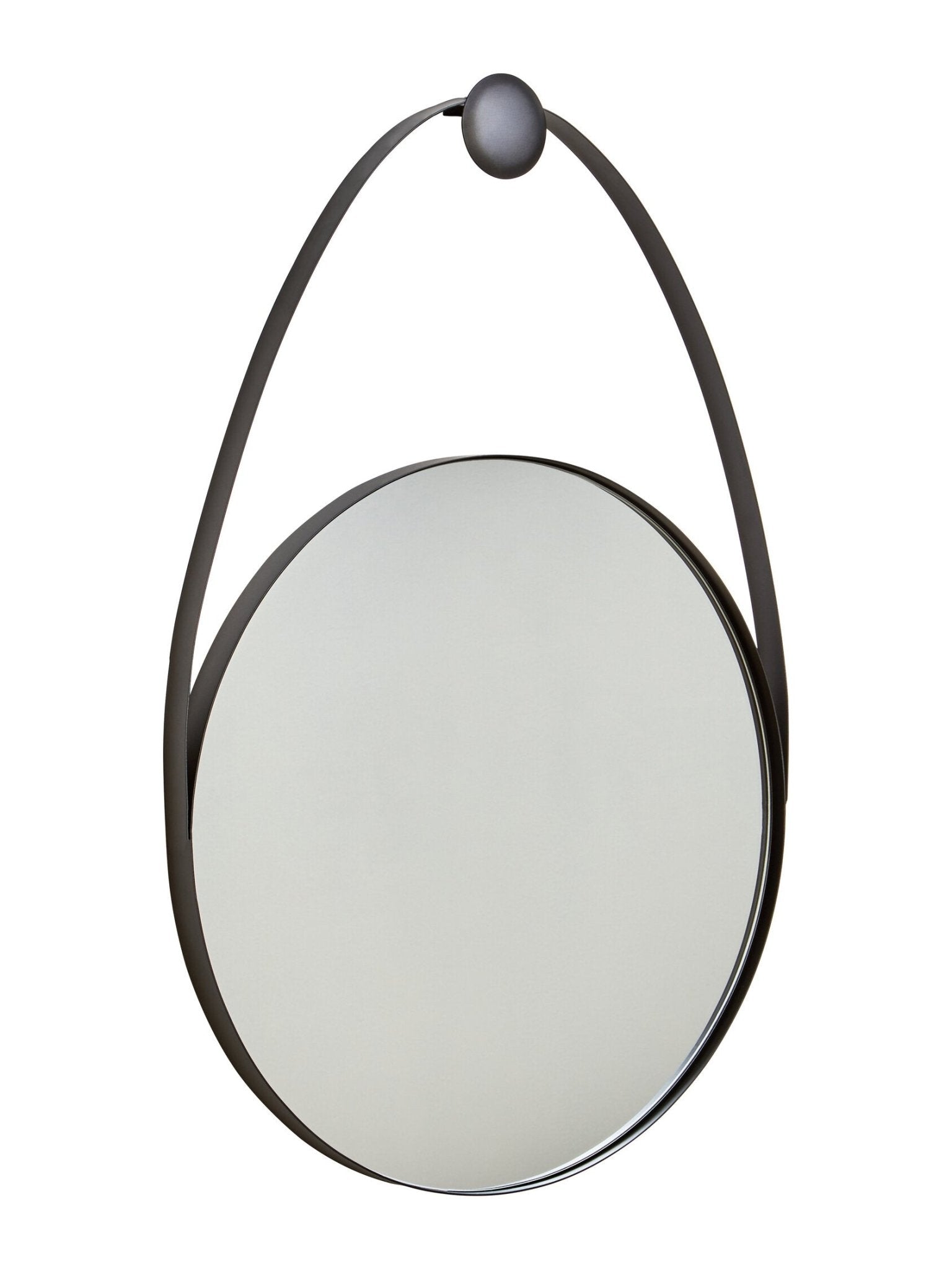 Trento Black Frame Hanging Loop Wall Mirror | Luxury Home Accessories | Heulog Glow