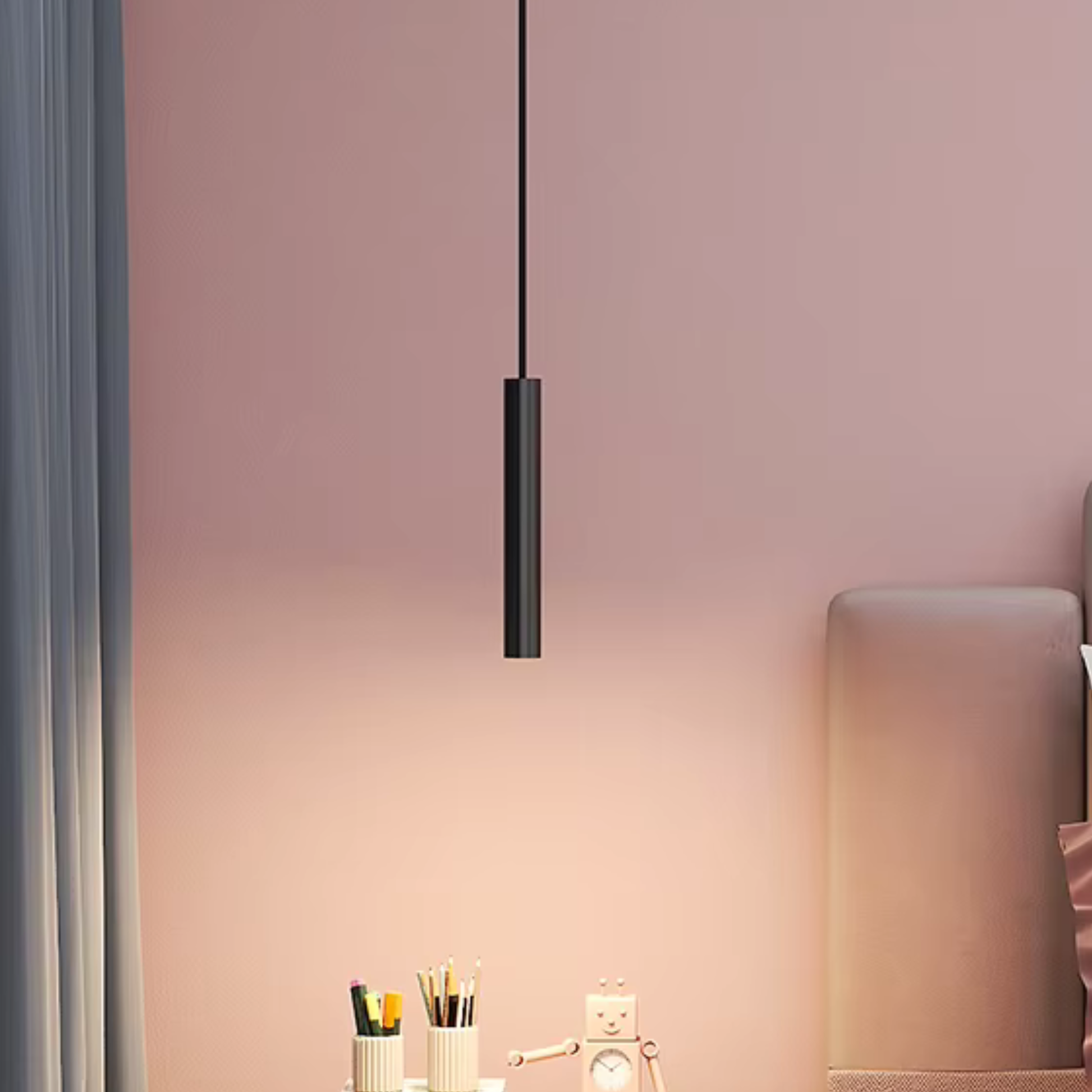 Trip Black Pendant Light - Adjustable Minimal Bedroom Lighting | Luxury Home Accessories | Heulog Glow