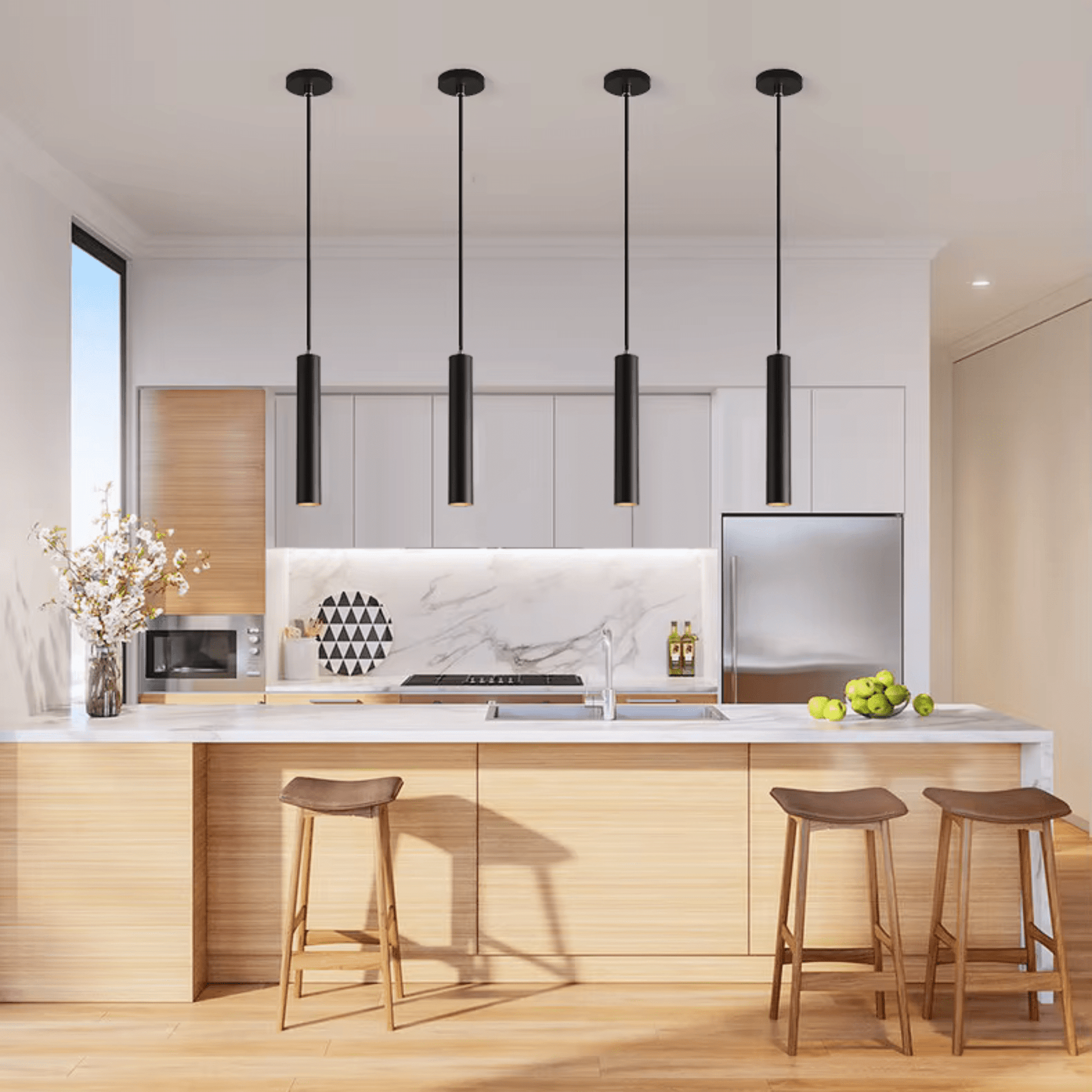 Trip Black Pendant Light - Adjustable Minimal Bedroom Lighting | Luxury Home Accessories | Heulog Glow