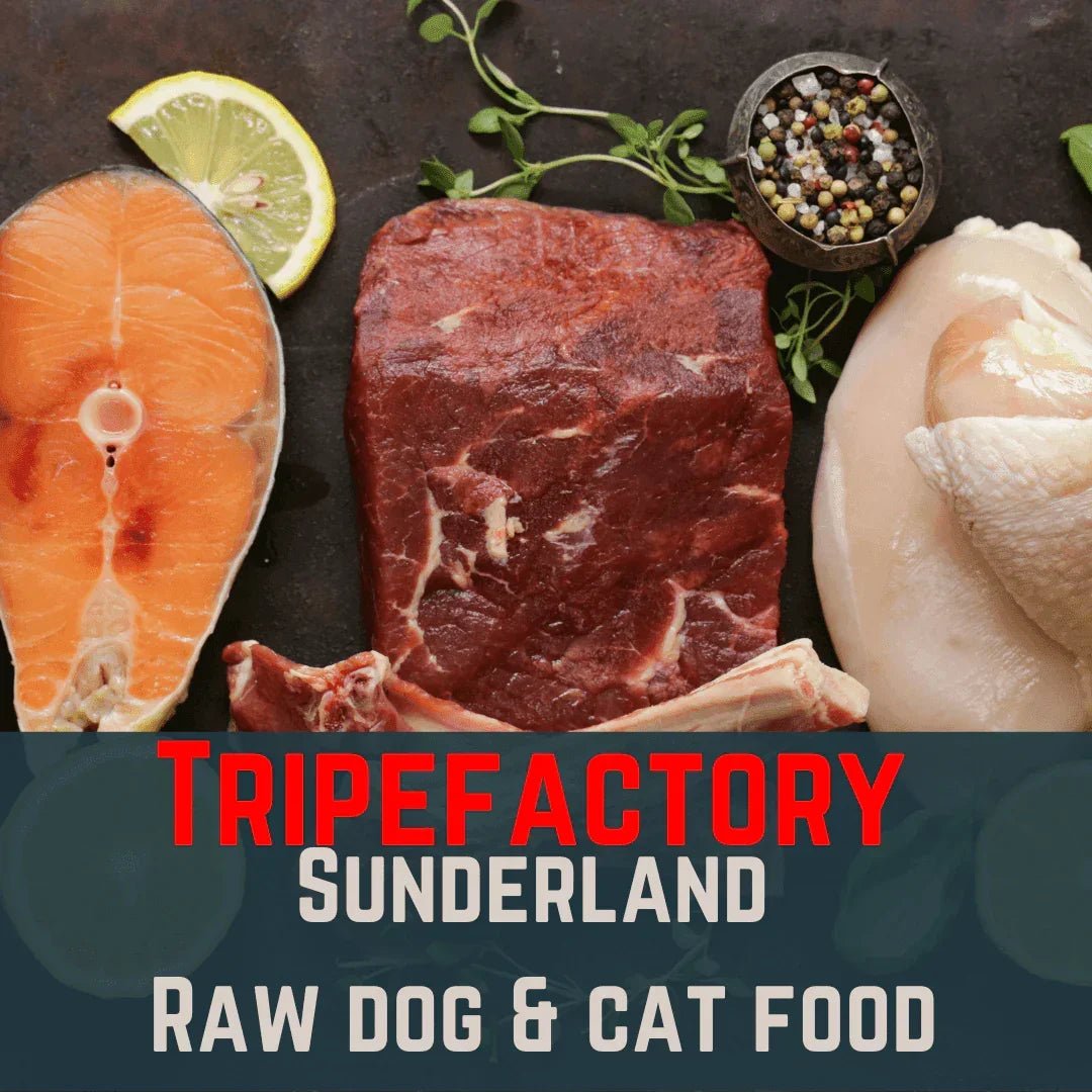 Tripefactory Sunderland - 20lb Full Mixed Box - Raw Dog & Cat Food | Luxury Home Accessories | Heulog Glow