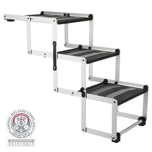 TRIXIE 3-step folding steps, aluminium/plastic/TPR | Luxury Home Accessories | Heulog Glow