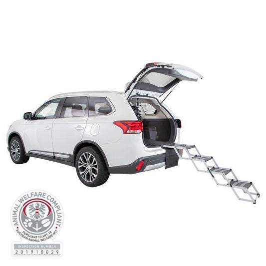 Trixie 4-step Folding Steps, aluminium/TPR | Luxury Home Accessories | Heulog Glow