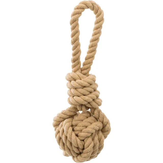 Trixie BE NORDIC Playing Rope with Woven-in Ball | Luxury Home Accessories | Heulog Glow