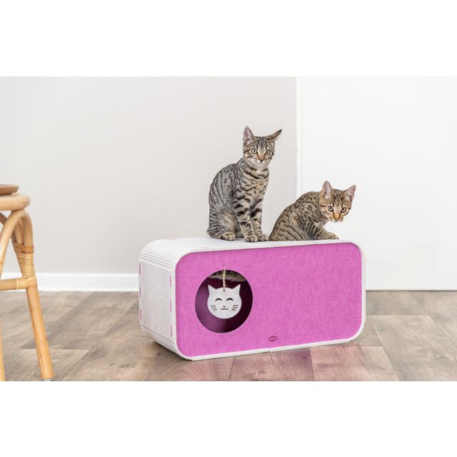 Trixie Cat Cave Merle made of felt | Luxury Home Accessories | Heulog Glow