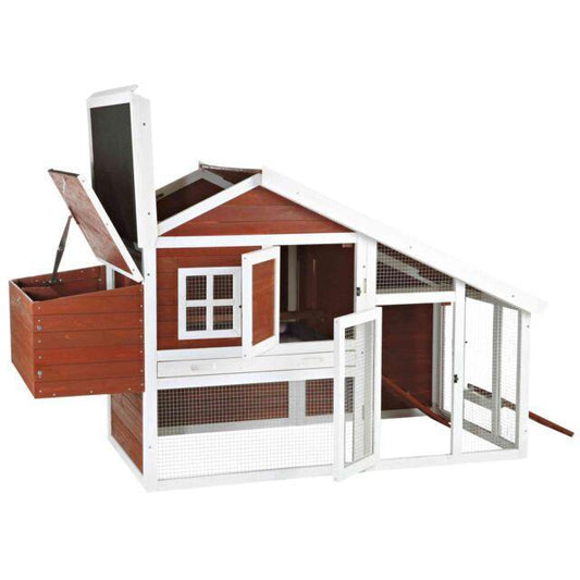 Trixie Chicken Coop with Enclosure | Luxury Home Accessories | Heulog Glow