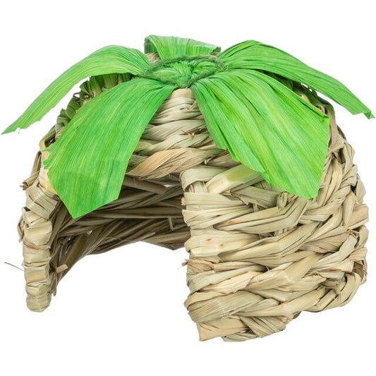 Trixie Grass House grass with maize leaves | Luxury Home Accessories | Heulog Glow