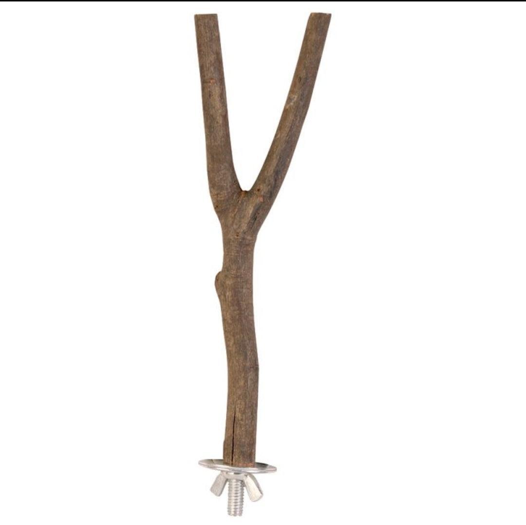 Trixie Natural Wood Y-Perch | Luxury Home Accessories | Heulog Glow