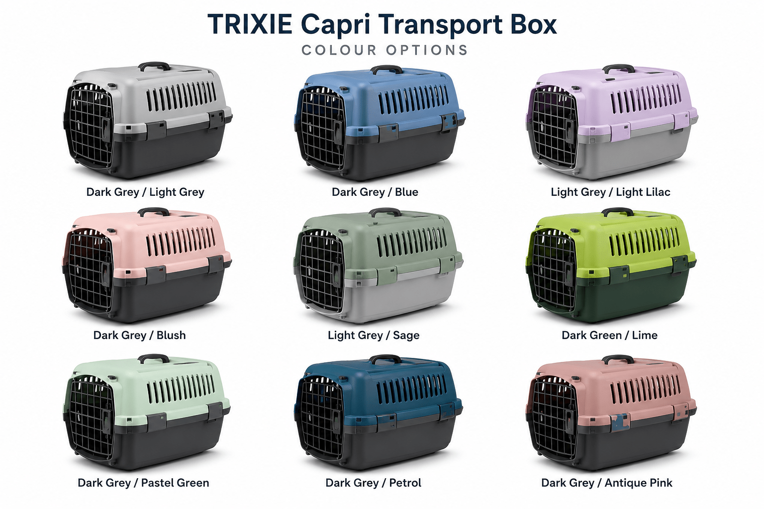 Trixie Pet Transport Box Capri 1 & 2 Carrier | Luxury Home Accessories | Heulog Glow