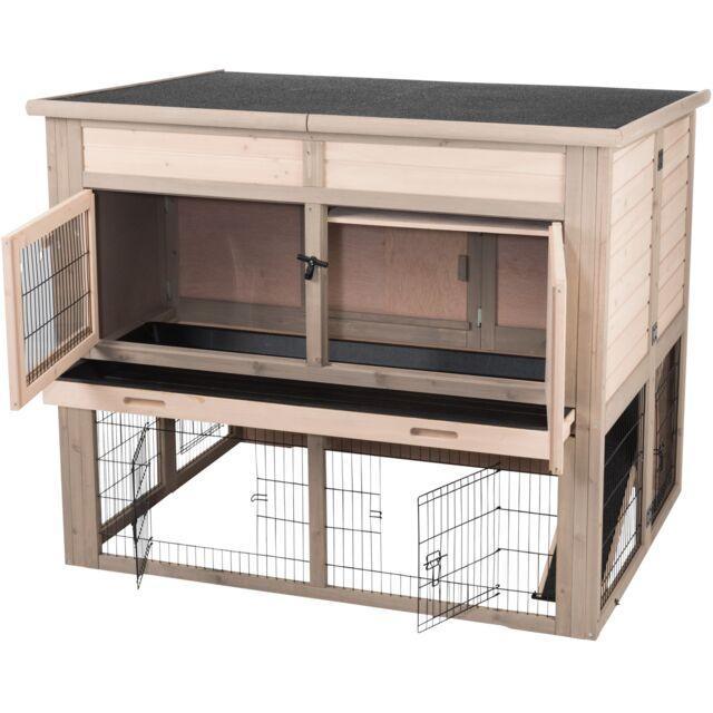 Trixie Small Animal Hutch XL with Insulation | Luxury Home Accessories | Heulog Glow