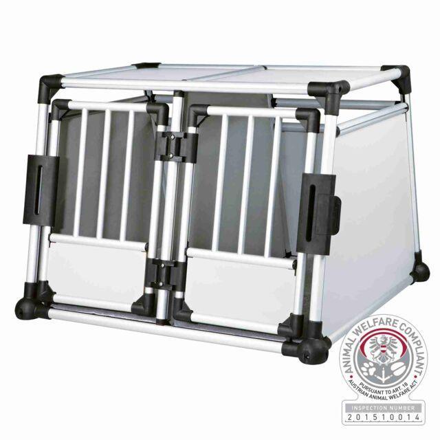 Trixie Transport Box Double, Aluminium | Luxury Home Accessories | Heulog Glow