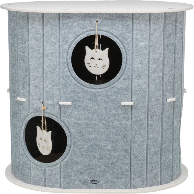 Trixie Two-storey cat cave Mara made of felt | Luxury Home Accessories | Heulog Glow