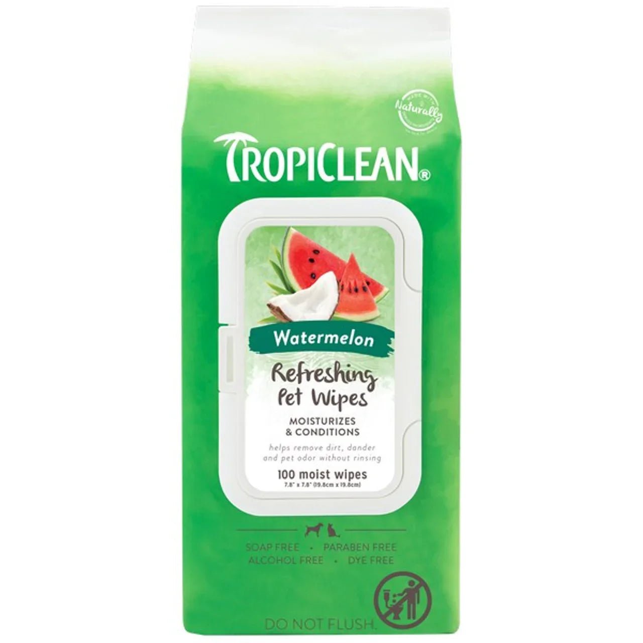 TropiClean Watermelon 2in1 Wipes 100 | Luxury Home Accessories | Heulog Glow