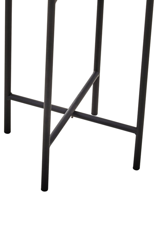 Trosa Large Grey And Black Floor Standing Planter | Luxury Home Accessories | Heulog Glow