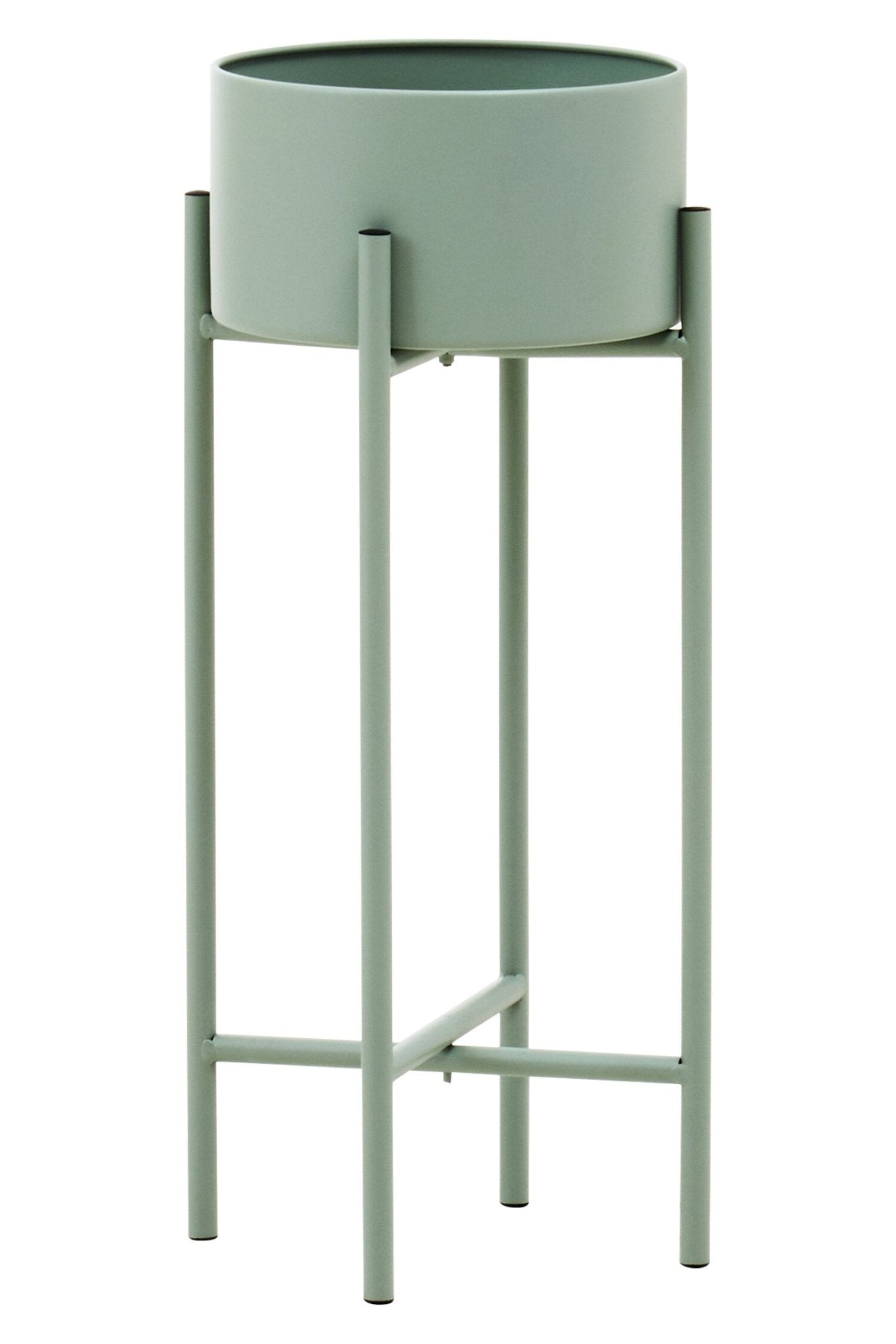Trosa Small Green Floor Standing Planter | Luxury Home Accessories | Heulog Glow