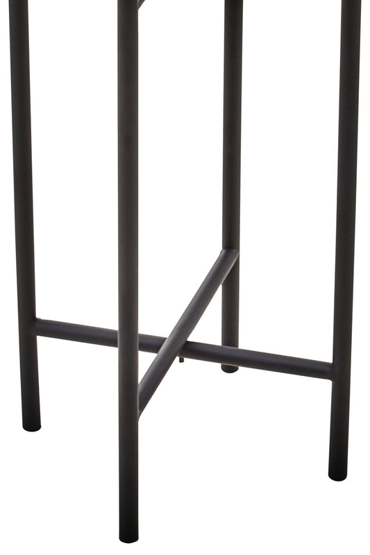 Trosa Small White And Black Floor Standing Planter | Luxury Home Accessories | Heulog Glow