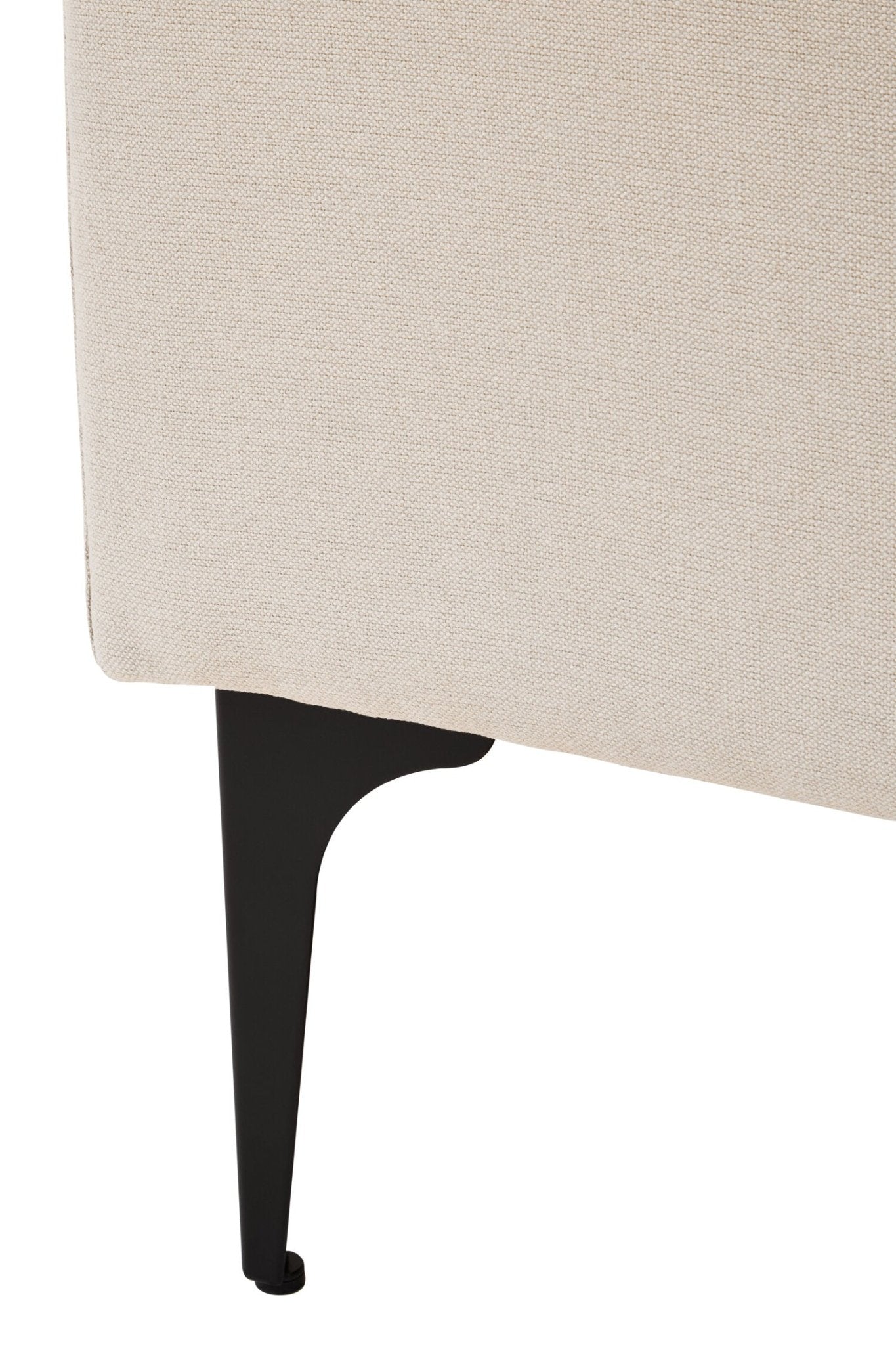 Troyes Cream Three Seat Left Chaise Sofa | Luxury Home Accessories | Heulog Glow