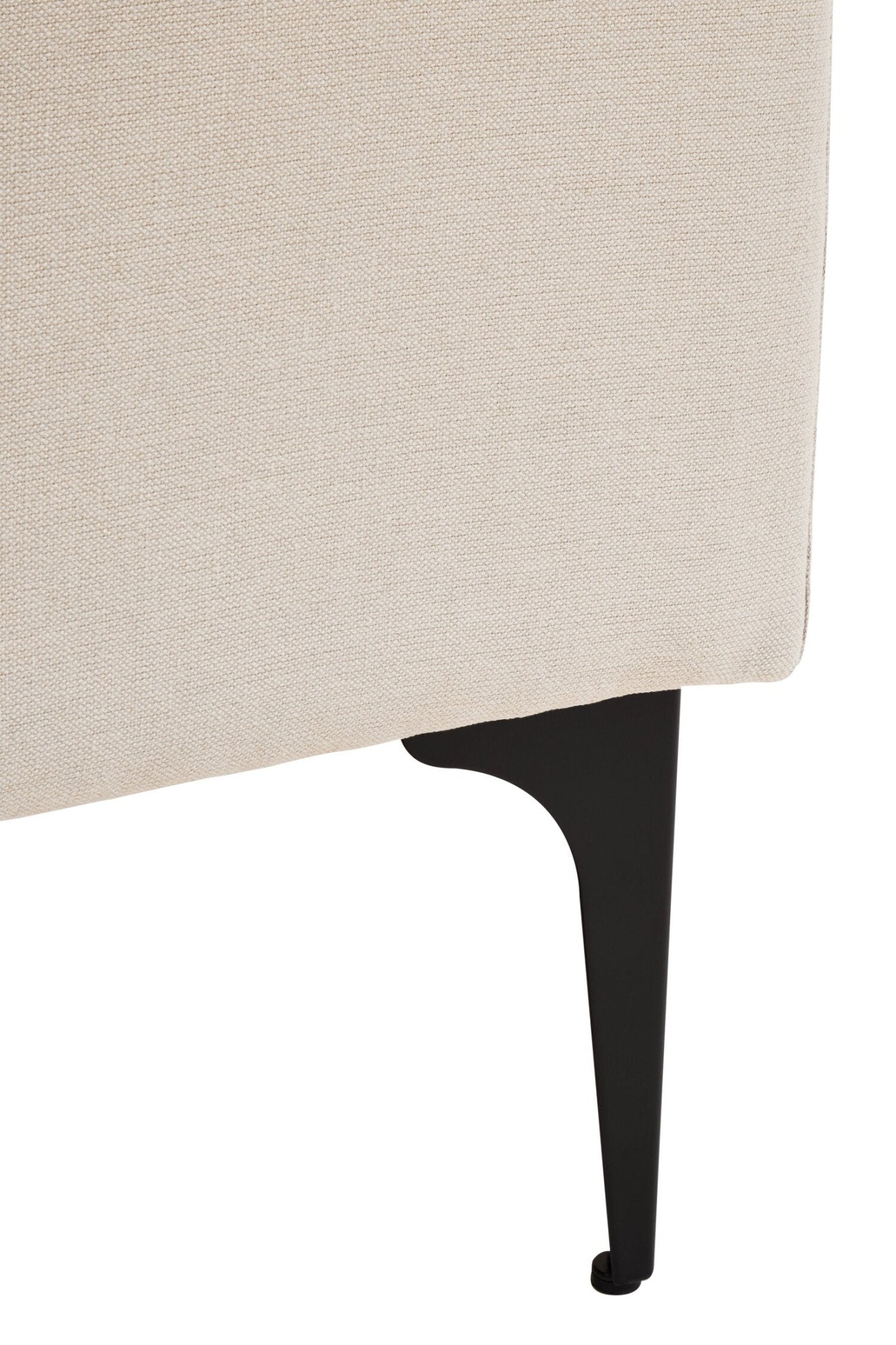 Troyes Cream Three Seat Right Chaise Sofa | Luxury Home Accessories | Heulog Glow