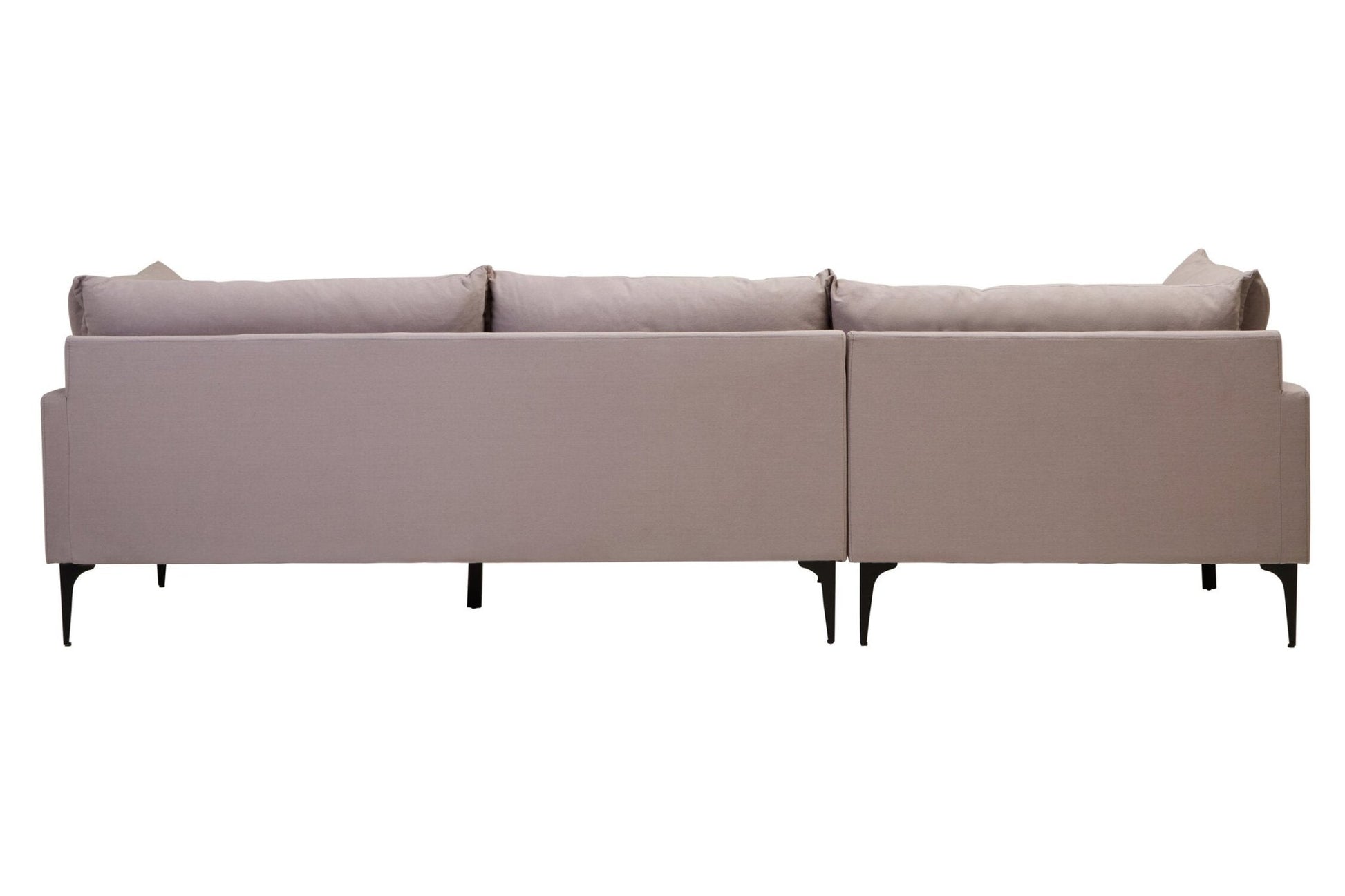 Troyes Grey Three Seat Left Chaise Sofa | Luxury Home Accessories | Heulog Glow