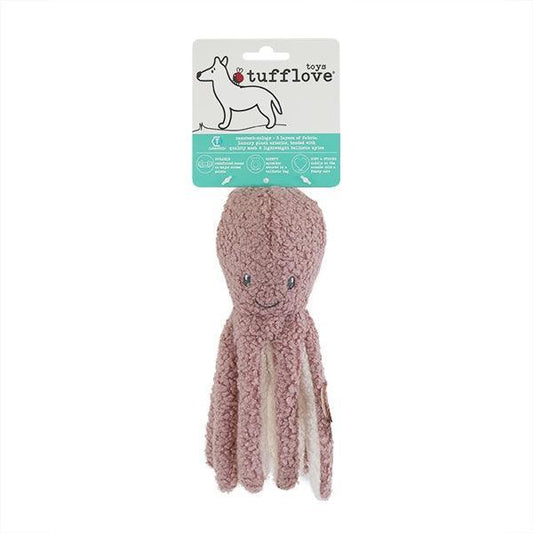 Tufflove Octopus Dog Toy Small x3 | Luxury Home Accessories | Heulog Glow