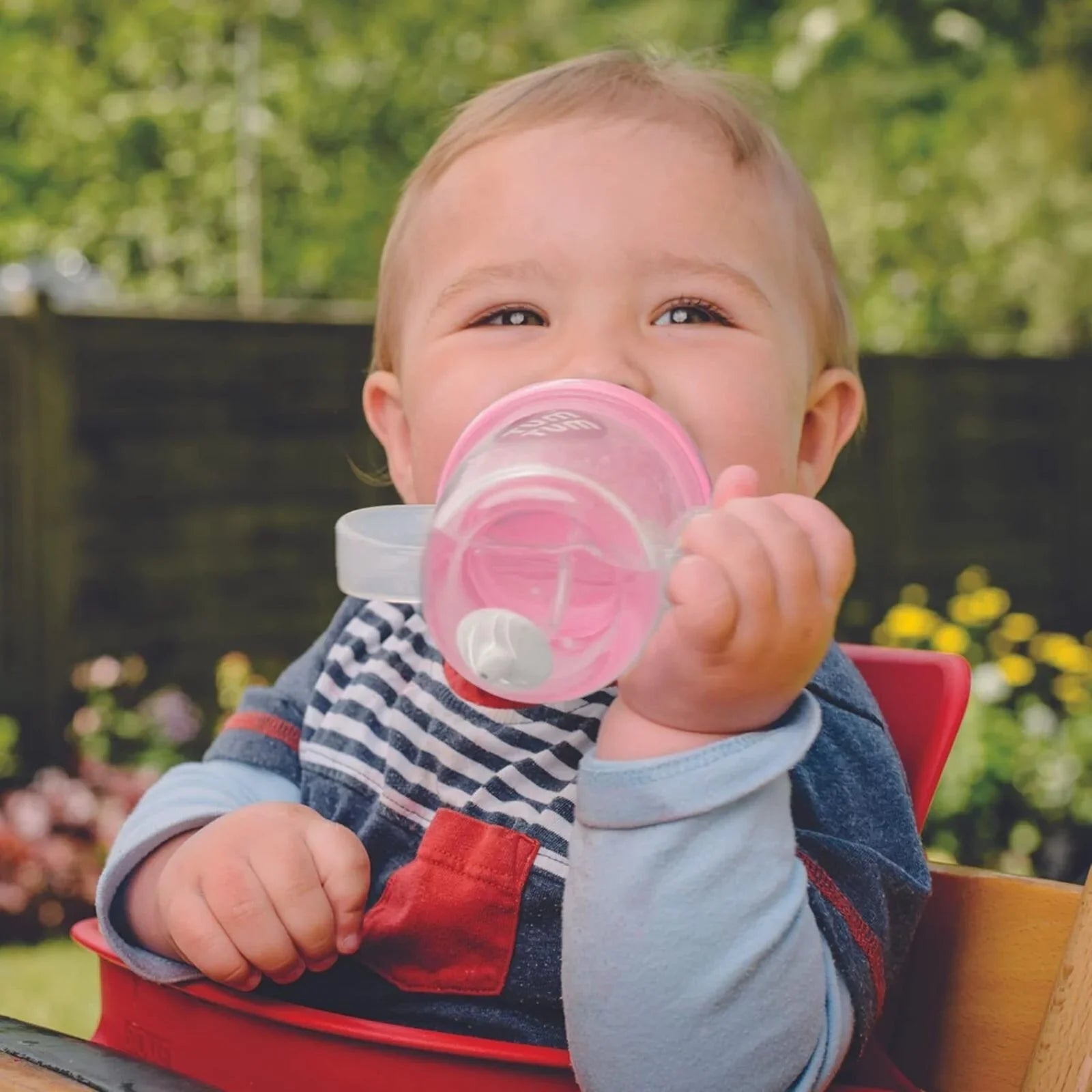 TUM TUM Betsy Bear Tippy Up Cup - Pink | Luxury Home Accessories | Heulog Glow