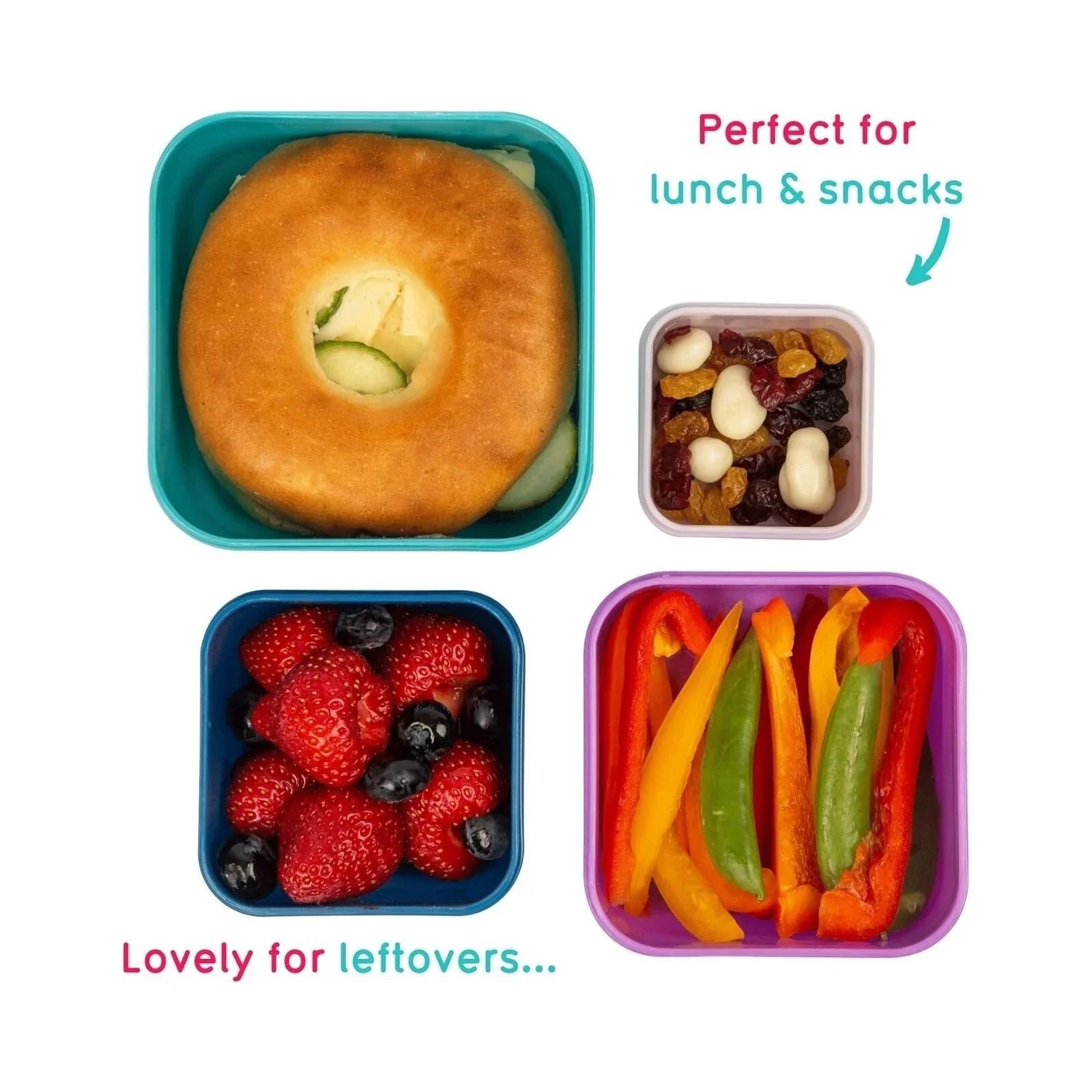 TUM TUM Nesting Snack Pots Pack of 4 - Felicity Fox | Luxury Home Accessories | Heulog Glow