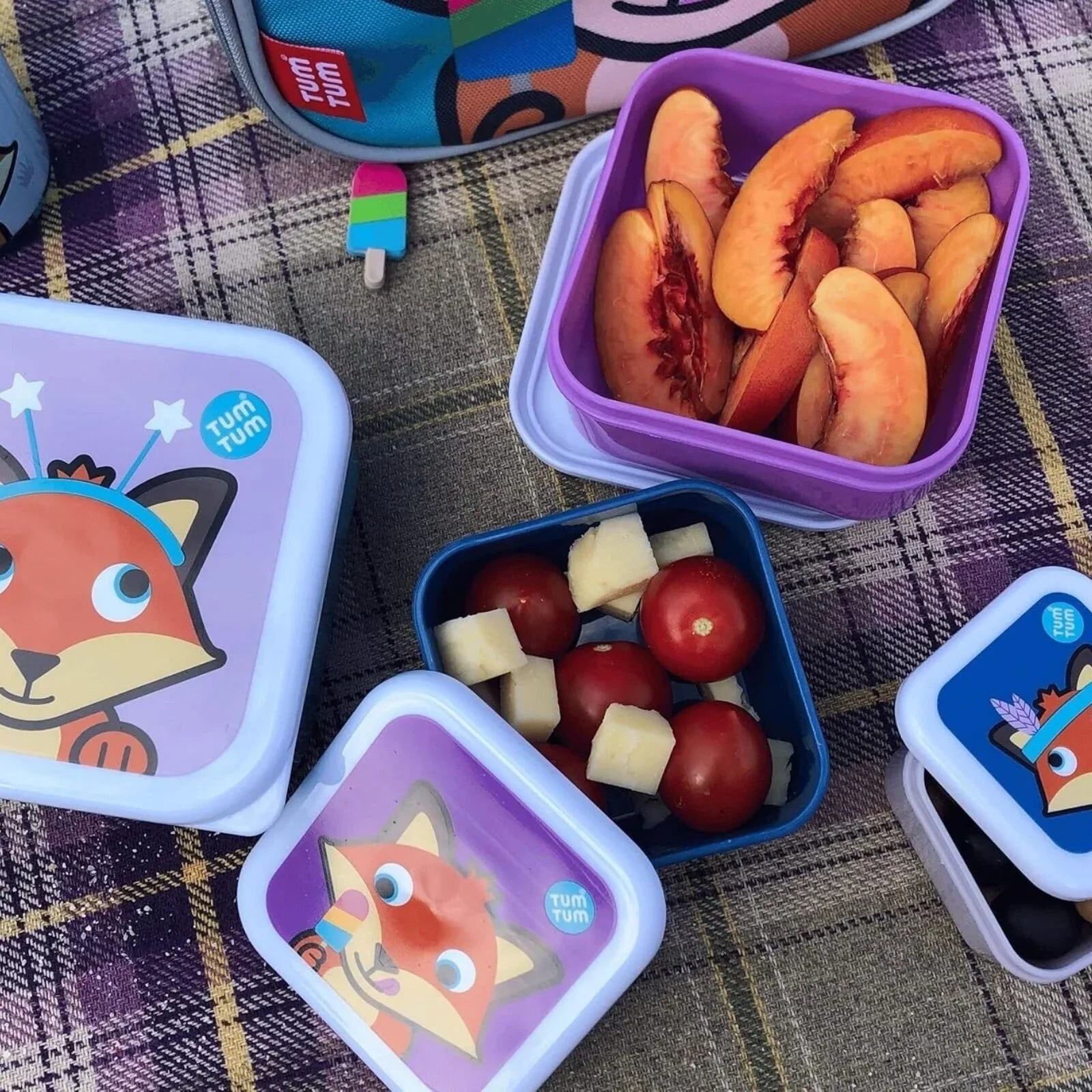 TUM TUM Nesting Snack Pots Pack of 4 - Felicity Fox | Luxury Home Accessories | Heulog Glow