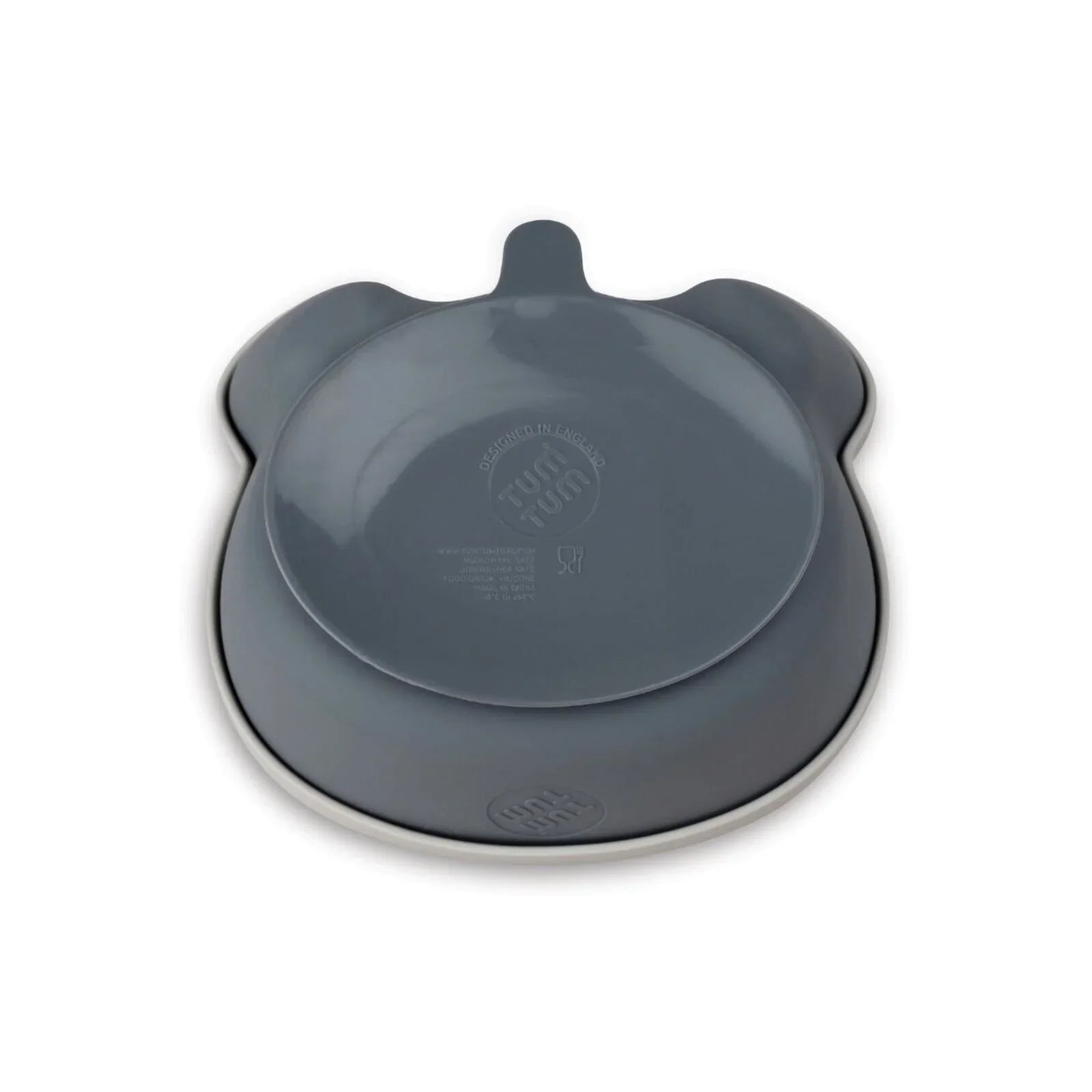 TUM TUM Silicone Weaning Bowl & Spoon Set Kev Koala - Grey | Luxury Home Accessories | Heulog Glow