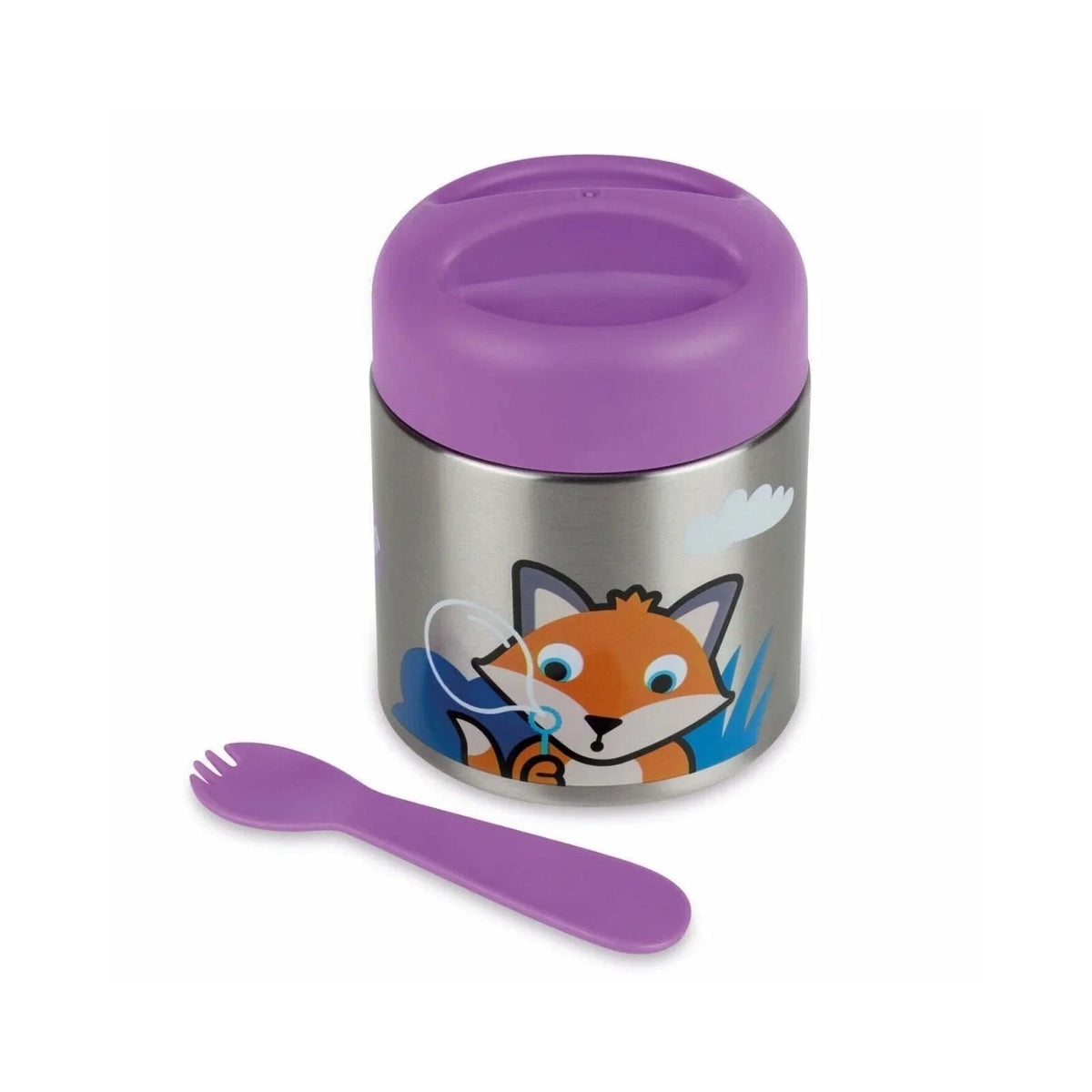 TUM TUM Thermal Food Flask with Magnetic Spork - Felicity Fox | Luxury Home Accessories | Heulog Glow