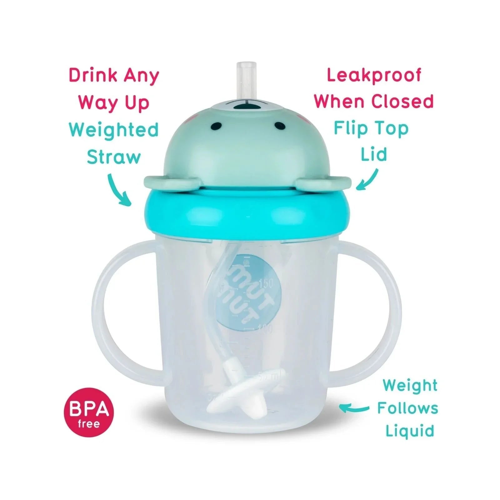 TUM TUM Tippy Up Cup - Boris Bear | Luxury Home Accessories | Heulog Glow