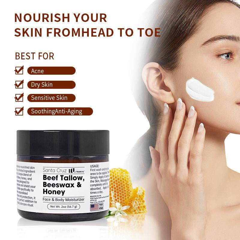 Tunmate Beef Tallow 56.7g Face Cream Lasting Moisturizing Soothing Facial Skin Firming Increase Facial Elasticity Nourishing Smooth Skin Care | Luxury Home Accessories | Heulog Glow