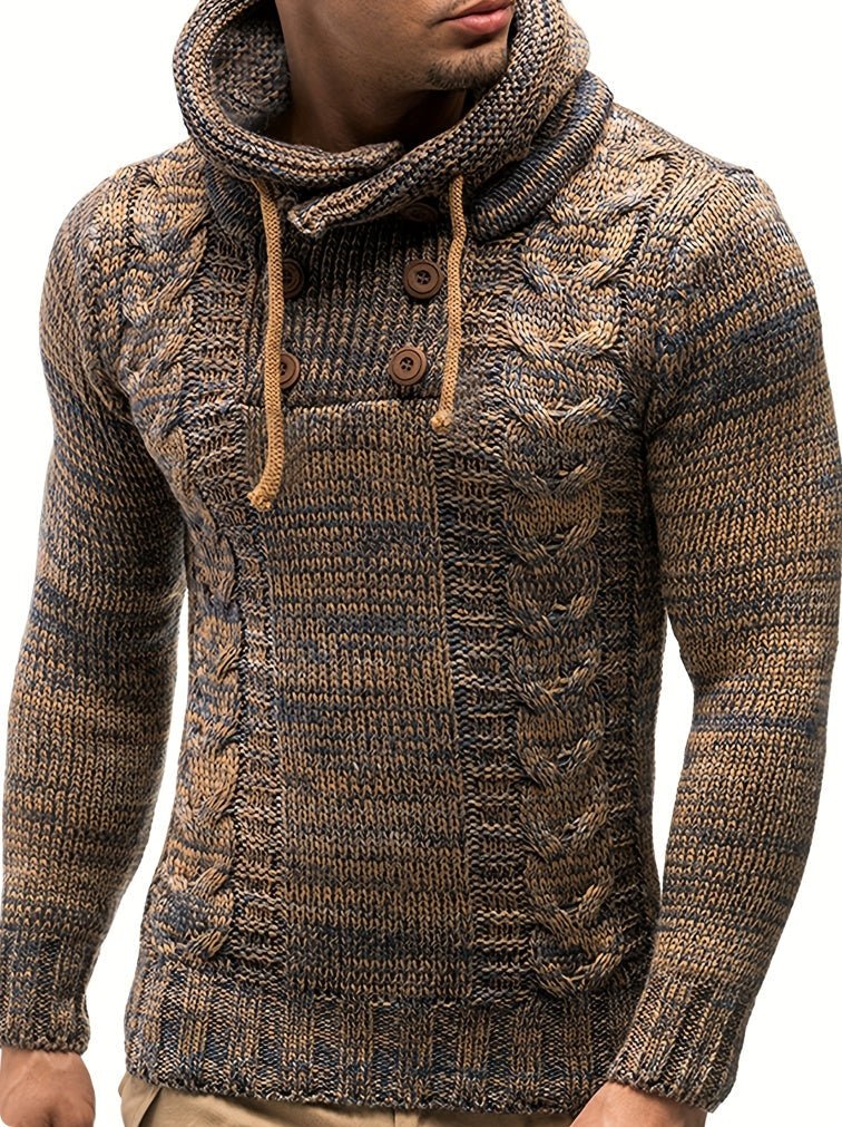 Turtleneck hooded sweater | Luxury Home Accessories | Heulog Glow