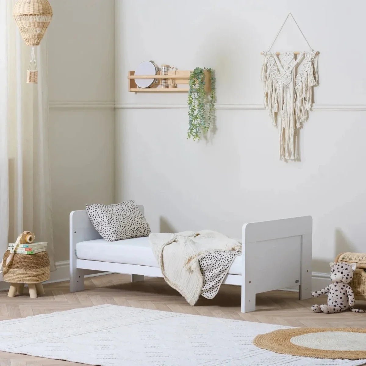 Tutti Bambini Alba Cot Bed - Essentials White | Luxury Home Accessories | Heulog Glow