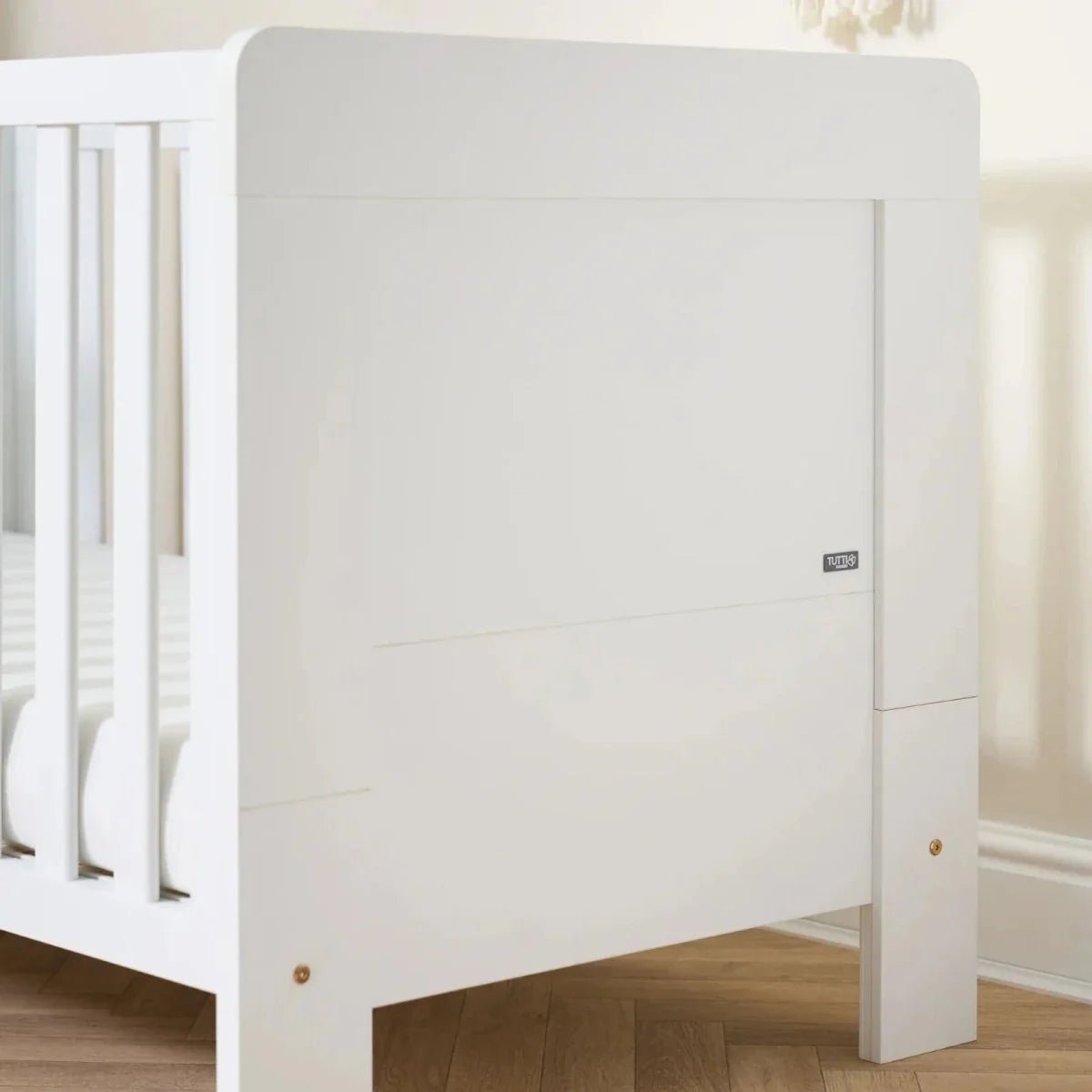 Tutti Bambini Alba Cot Bed - Essentials White | Luxury Home Accessories | Heulog Glow