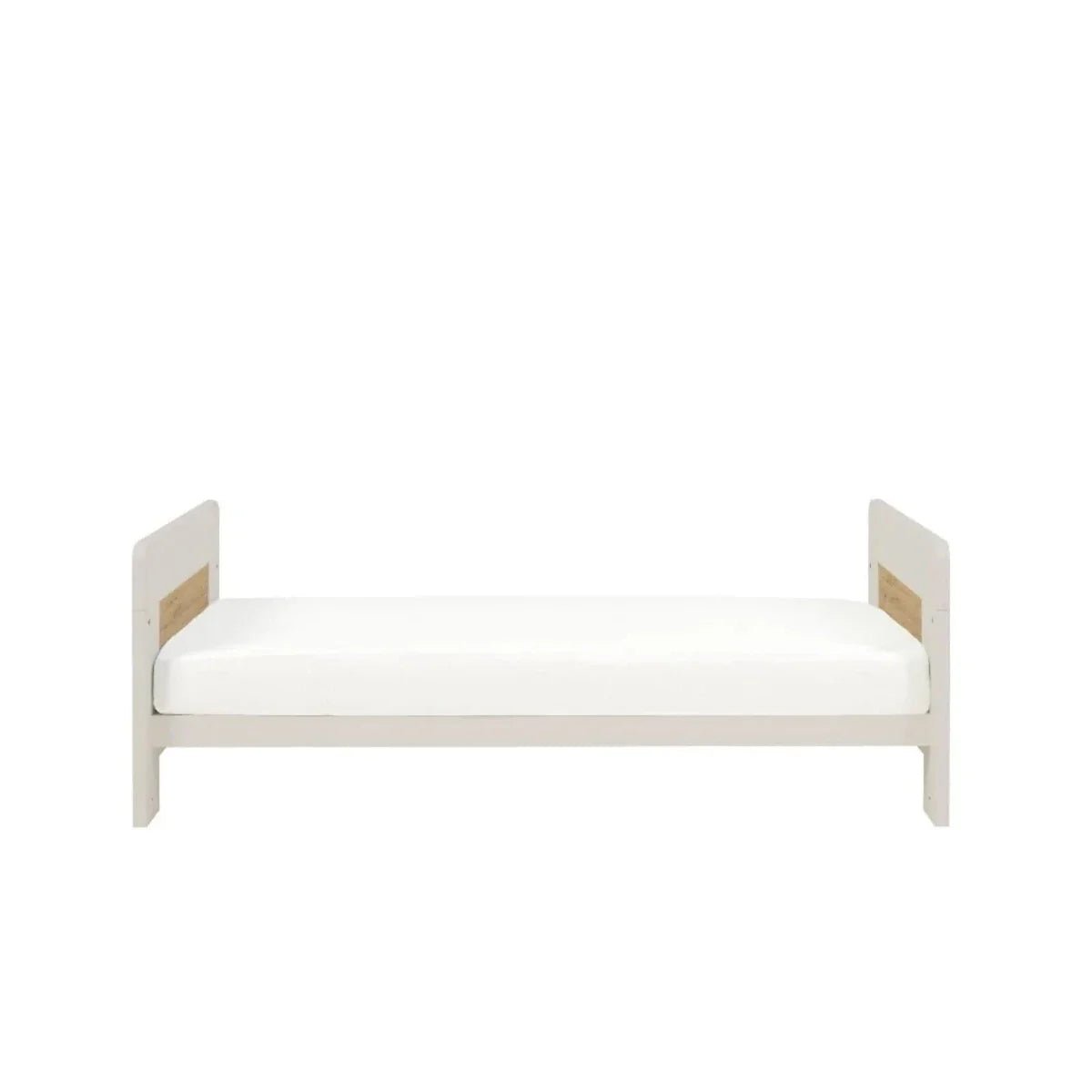 Tutti Bambini Alba Cot Bed - White Sand/Distressed Oak | Luxury Home Accessories | Heulog Glow