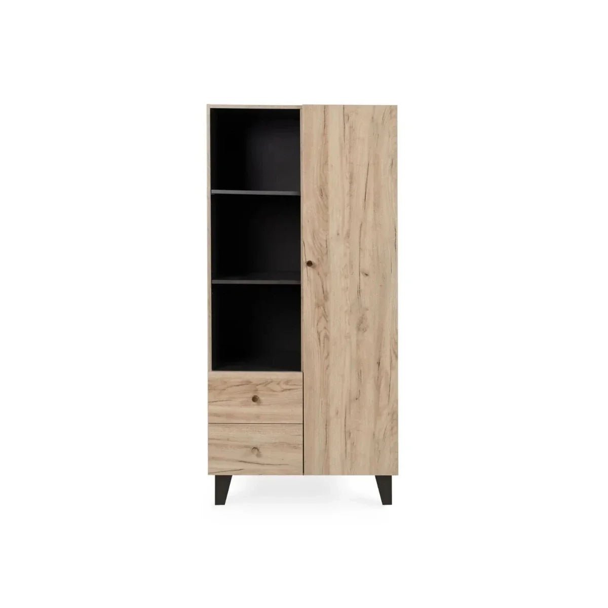 Tutti Bambini Como Wardrobe - Distressed Oak/Slate Grey | Luxury Home Accessories | Heulog Glow
