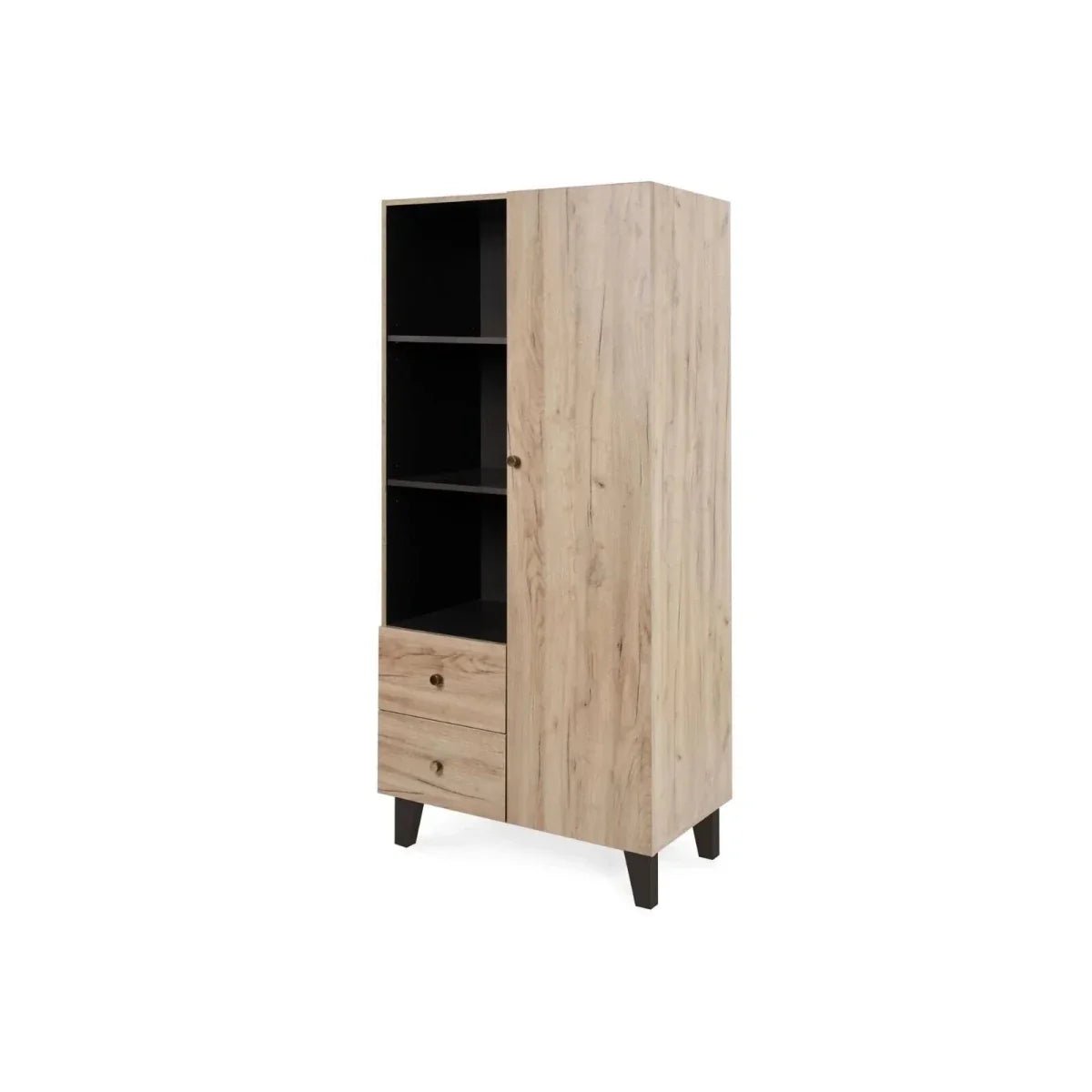 Tutti Bambini Como Wardrobe - Distressed Oak/Slate Grey | Luxury Home Accessories | Heulog Glow