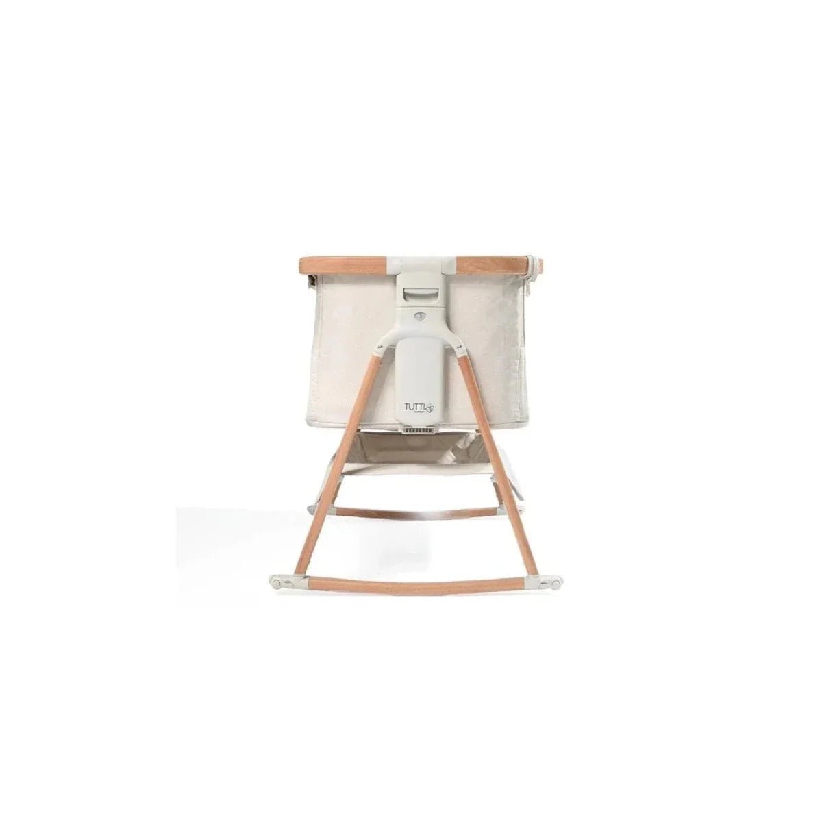 Tutti Bambini CoZee Air Bedside Crib - Scandinavian Walnut/Ecru | Luxury Home Accessories | Heulog Glow