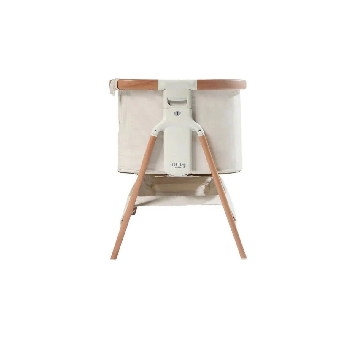 Tutti Bambini Cozee Bedside Crib - Scandinavian Walnut/Ecru | Luxury Home Accessories | Heulog Glow