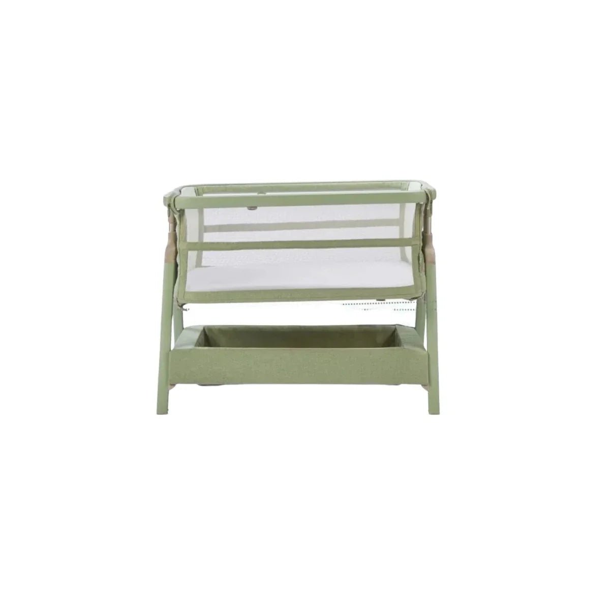 Tutti Bambini CoZee Zen Bedside Crib - Eucalyptus | Luxury Home Accessories | Heulog Glow