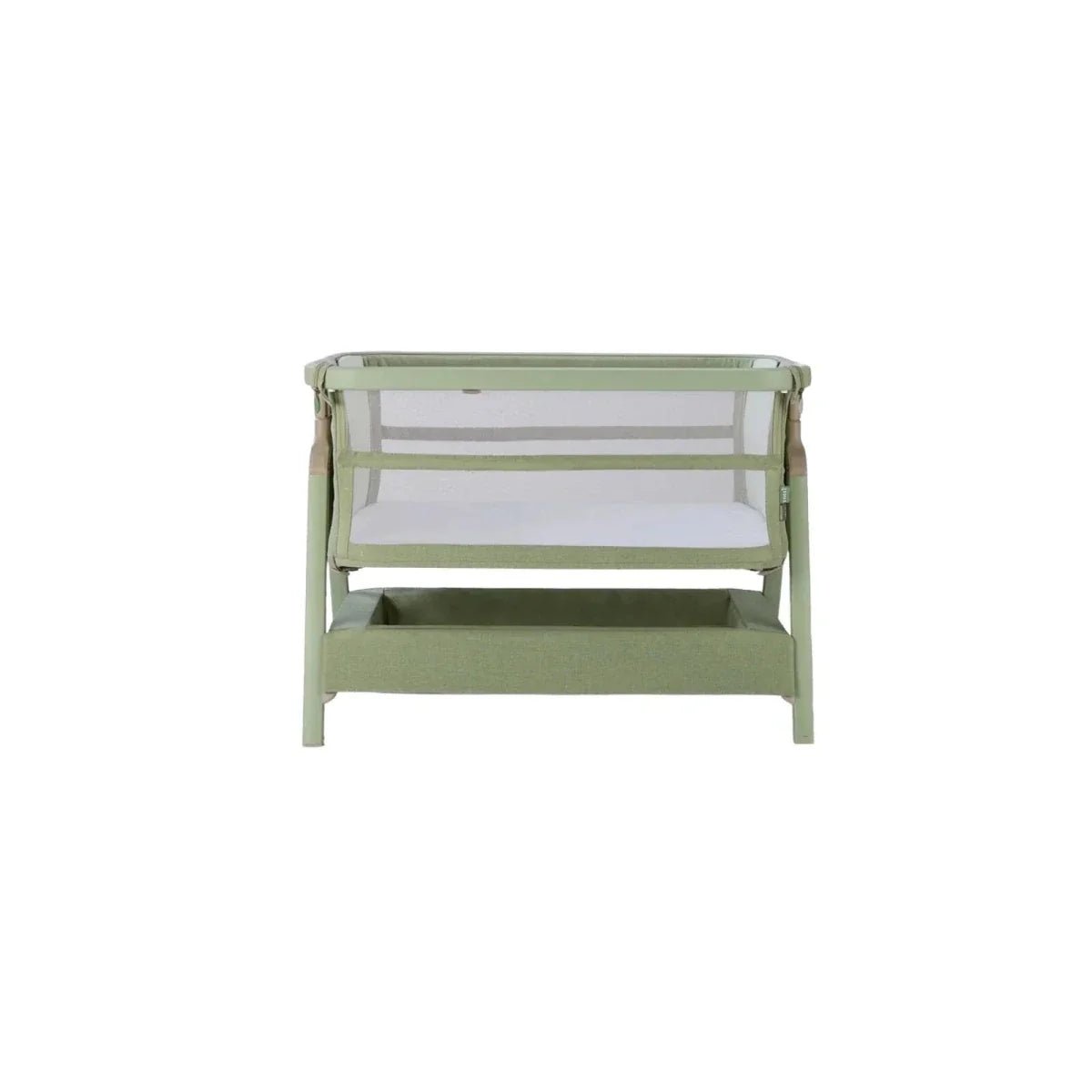 Tutti Bambini CoZee Zen Bedside Crib - Eucalyptus | Luxury Home Accessories | Heulog Glow