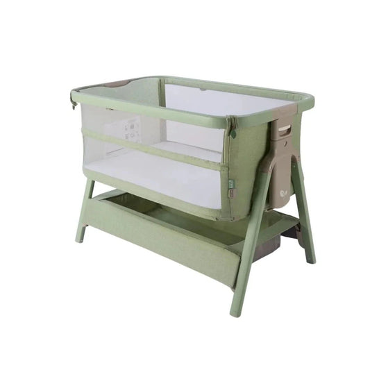 Tutti Bambini CoZee Zen Bedside Crib - Eucalyptus | Luxury Home Accessories | Heulog Glow