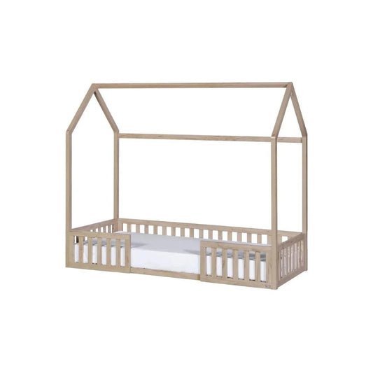 Tutti Bambini Grande Casa Montessori Toddler Floor Bed 90x200cm - Harvest Oak | Luxury Home Accessories | Heulog Glow