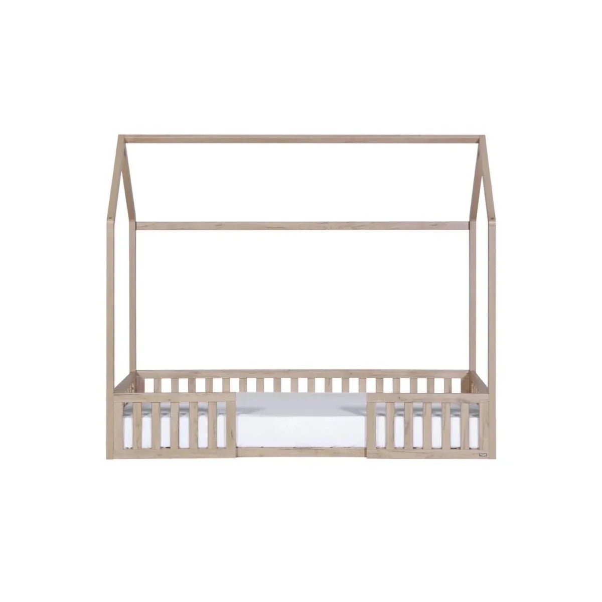 Tutti Bambini Grande Casa Montessori Toddler Floor Bed 90x200cm - Harvest Oak | Luxury Home Accessories | Heulog Glow