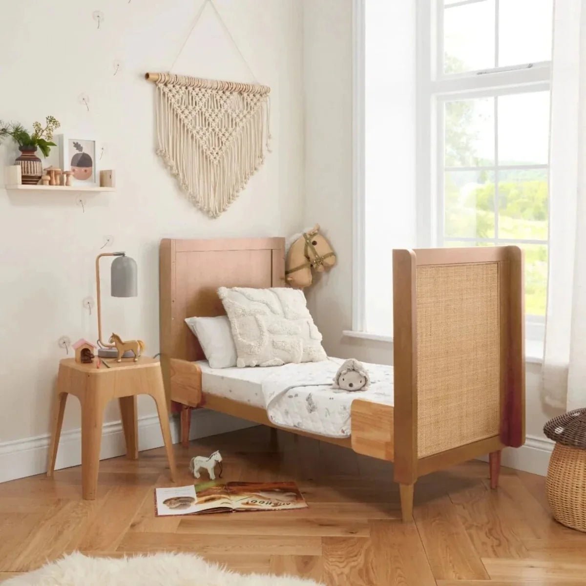 Tutti Bambini Japandi Cot Bed - Light Oak | Luxury Home Accessories | Heulog Glow