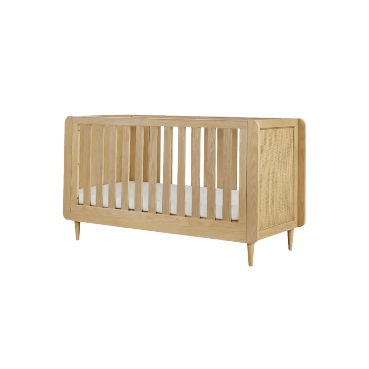 Tutti Bambini Japandi Cot Bed - Light Oak | Luxury Home Accessories | Heulog Glow