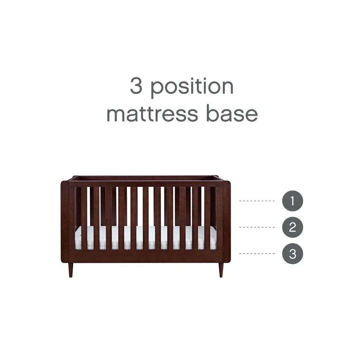 Tutti Bambini Japandi Cot Bed - Warm Walnut | Luxury Home Accessories | Heulog Glow
