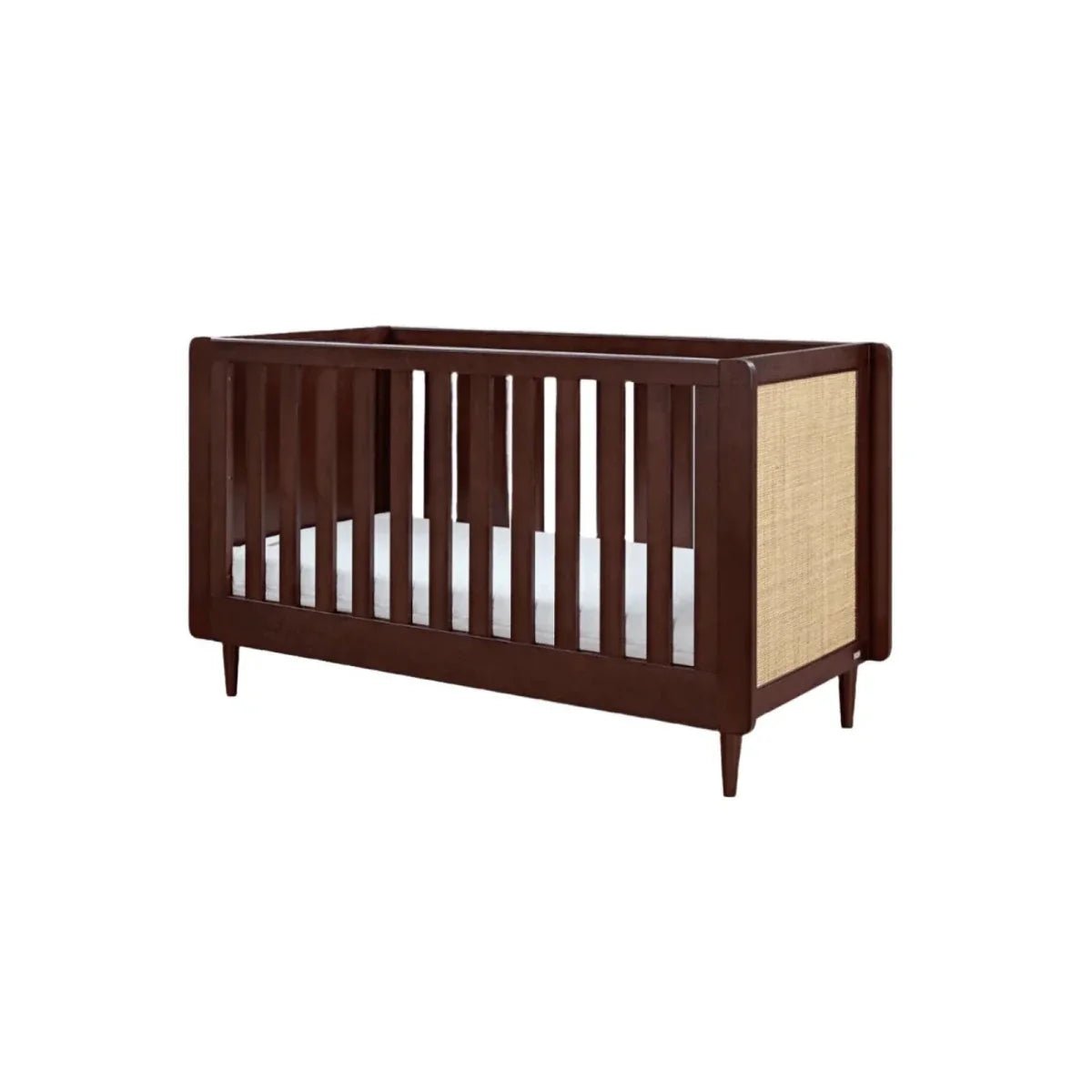 Tutti Bambini Japandi Cot Bed - Warm Walnut | Luxury Home Accessories | Heulog Glow