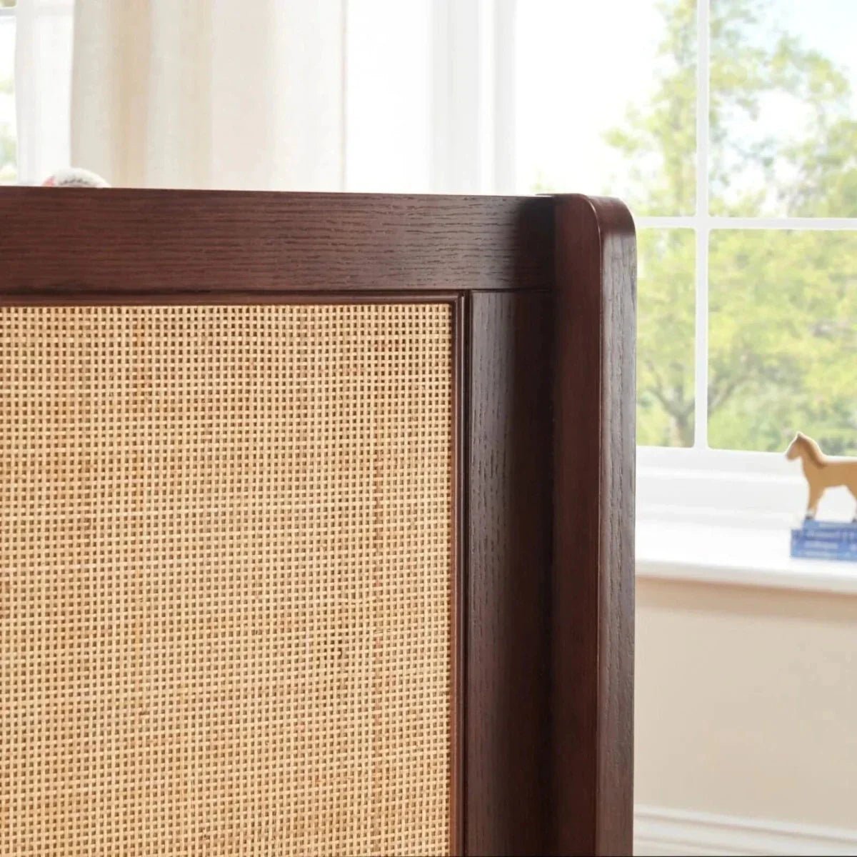 Tutti Bambini Japandi Cot Bed - Warm Walnut | Luxury Home Accessories | Heulog Glow